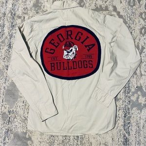Georgia Bulldogs Button Up